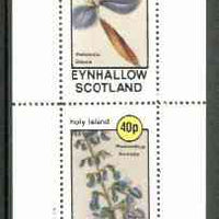 Eynhallow 1982 Flowers #20 (Patersonia & Plectranthus) perf set of 2 values unmounted mint