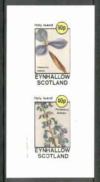 Eynhallow 1982 Flowers #20 (Patersonia & Plectranthus) imperf set of 2 values unmounted mint