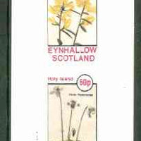Eynhallow 1982 Flowers #21 (Genista & Viola) imperf set of 2 values unmounted mint