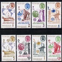 Sharjah 1965 ITU set of 8 unmounted mint (Mi 185-92)