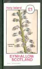 Eynhallow 1982 Flowers #21 (Lachenalia bicolor) imperf souvenir sheet (£1 value) unmounted mint