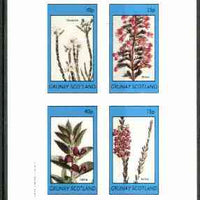 Grunay 1982 Flowers #09 (Diosma, Erica x 2 & Hallia) perf set of 4 unmounted mint
