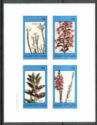 Grunay 1982 Flowers #09 (Diosma, Erica x 2 & Hallia) perf set of 4 unmounted mint