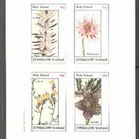 Eynhallow 1982 Flowers #22 (Diosma, Elichrysum, Linaria & Stapelia) imperf set of 4 values unmounted mint