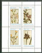 Eynhallow 1982 Flowers #23 (Rhexia, Lasiopetalum, Rhipsalis & Tradescantia) perf set of 4 values unmounted mint
