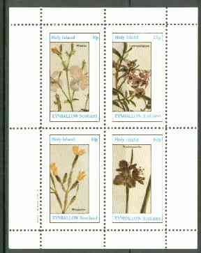 Eynhallow 1982 Flowers #23 (Rhexia, Lasiopetalum, Rhipsalis & Tradescantia) perf set of 4 values unmounted mint