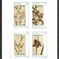 Eynhallow 1982 Flowers #23 (Rhexia, Lasiopetalum, Rhipsalis & Tradescantia) imperf set of 4 values unmounted mint