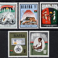 Nigeria - Biafra 1968 1st Anniversary of Independence set of 5 unmounted mint SG 17-21