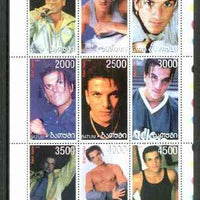 Batum 1999 Peter Andre (Pop Star) sheetlet containing 9 values unmounted mint
