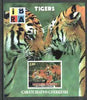 Karachaevo-Cherkesia Republic 1999 Tigers imperf souvenir sheet (with IBRA Logo) unmounted mint