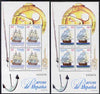Spain 1996 18th-Century Ships set of 2 perf m/sheets unmounted mint SG MS 3371