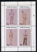 Staffa 1981 Golfers perf set of 4 values (10, 25, 40 & 75p) unmounted mint