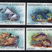St Vincent - Grenadines 1984 Reef Fishes set of 4 unmounted mint, SG 287-90