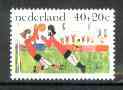 Netherlands 1976 Football Players 40c + 20c from Child Welfare (Paintings) set, SG 1259 unmounted mint*