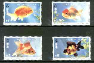 Hong Kong 1993 Goldfish perf set of 4 unmounted mint , SG 752-55*