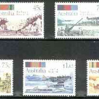 Australia 1992 50th Anniversary of Second World War Battles set of 5 unmounted mint, SG 1338-42