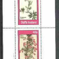 Staffa 1982 Flowers #27 (Anemone & Erica) perf set of 2 values unmounted mint