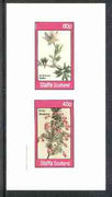 Staffa 1982 Flowers #27 (Anemone & Erica) imperf set of 2 values unmounted mint