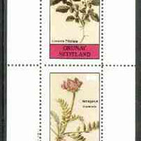 Grunay 1982 Flowers #11 (Limonia & Astragalus) perf set of 2 (40p & 60p) unmounted mint