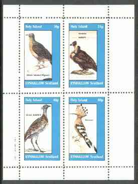 Eynhallow 1982 Birds #23 (Pigeon, Vulture, Bustard & Hoopoe) perf set of 4 values unmounted mint