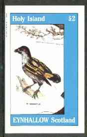 Eynhallow 1982 Birds #23 (Javanicus) imperf deluxe sheet (£2 value) unmounted mint