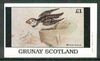 Grunay 1982 Birds #07 (Puffin) imperf souvenir sheet (£1 value) unmounted mint