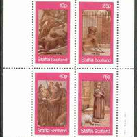 Staffa 1982 Victorian Tales (Dog, Kitten, etc) perf,set of 4 values unmounted mint