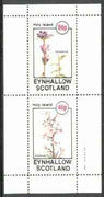 Eynhallow 1982 Flowers #26 (Campanula & Stylidium) perf set of 2 values unmounted mint