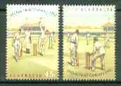 Australia 1992 Sheffield Shield Cricket Tournament set of 2 unmounted mint, SG 1381-82