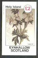 Eynhallow 1982 Flowers #27 (Crane's Bill) imperf deluxe sheet (£2 value) unmounted mint