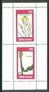 Staffa 1982 Flowers #28 (Wall Flower Mustard & Erucastrum) perf set of 2 values unmounted mint