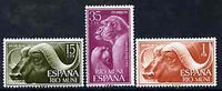 Rio Muni 1962 Stamp Day set of 3 unmounted mint, SG 32-34*