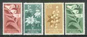Spanish Guinea 1959 Child Welfare Fund (Flowers) set of 4 unmounted mint, SG 444-47*