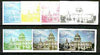 Oman 1977 Silver Jubilee (London Scenes) 3B value (St Pauls Cathedral) set of 7 imperf progressive colour proofs comprising the 4 individual colours plus 2, 3 and all 4-colour composites unmounted mint