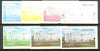 Oman 1977 Silver Jubilee (London Scenes) 4B value (Buckingham Palace) set of 7 imperf progressive colour proofs comprising the 4 individual colours plus 2, 3 and all 4-colour composites unmounted mint