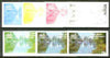 Iso - Sweden 1977 Silver Jubilee (London Scenes) 20 value (St James Park Lake) set of 7 imperf progressive colour proofs comprising the 4 individual colours plus 2, 3 and all 4-colour composites unmounted mint