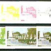 Iso - Sweden 1977 Silver Jubilee (London Scenes) 40 value (Horseguards) set of 7 imperf progressive colour proofs comprising the 4 individual colours plus 2, 3 and all 4-colour composites unmounted mint