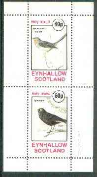 Eynhallow 1982 Birds #24 (Whiskered Fantail & Spectacle Bird) perf set of 2 values unmounted mint