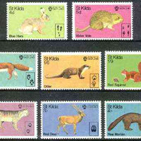 St Kilda 1970 Wildlife (Hare, Squirrel, Vole, Fox, Deer, Pine Marten, Wild Cat & Otter) unmounted mint perf set of 8*