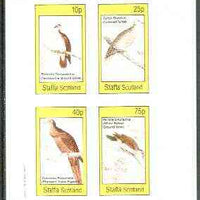Staffa 1982 Pigeons & Doves imperf set of 4 values unmounted mint