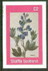 Staffa 1982 Flowers #29 (Sophora) imperf deluxe sheet (£2 value) unmounted mint