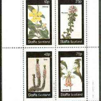 Staffa 1982 Flowers #31 (Dillenia, Psoralea, Erica & Canarina) perf set of 4 values unmounted mint
