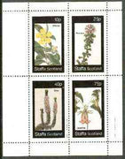 Staffa 1982 Flowers #31 (Dillenia, Psoralea, Erica & Canarina) perf set of 4 values unmounted mint