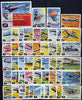 Match Box Labels -,Complete set of 50 + 1 Flight Through the Ages (AHP Voop Kwaliteit)
