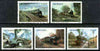 Guyana 1990 British Steam Locomotives set of 5 unmounted mint Sc #2291-95*