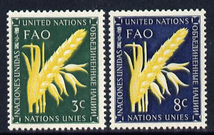 United Nations (NY) 1954 Food & Agriculture set of 2 unmounted mint (SG 23-24)