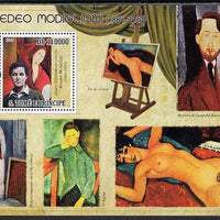 St Thomas & Prince Islands 2009 Amedeo Modigliani perf s/sheet unmounted mint