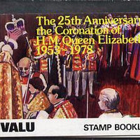 Tuvalu 1978 Coronation 25th Anniversary Booklet (Westminster Abbey) SG SB1
