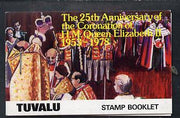 Tuvalu 1978 Coronation 25th Anniversary Booklet (Westminster Abbey) SG SB1