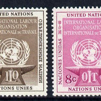 United Nations (NY) 1954 ILO set of 2 unmounted mint (SG 25-26)